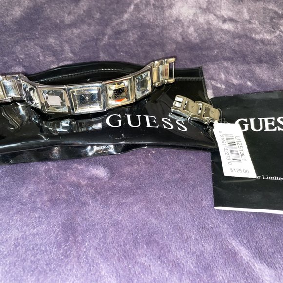 Guess Women's Silver Crystal Watch - Picture 2 of 5